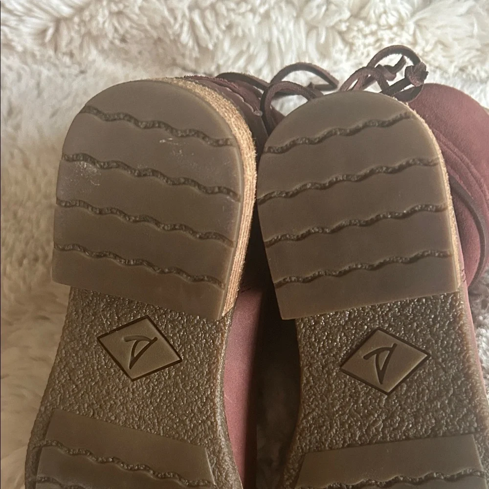 Sperry Women's Burgundy Ankle Booties - Picture 6 of 7